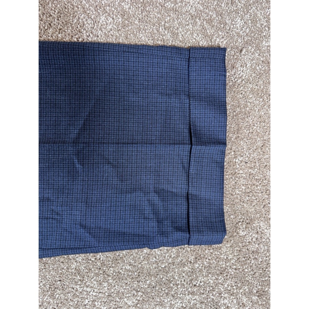Ralph Lauren Dress Pants Men's 36 x 32 Blue Check‎ Pleated Cuffed Slacks - Picture 3 of 10